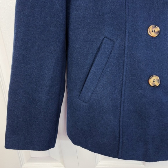 NWT Bongo Juniors' XL Preppy Navy Blue Double-Breasted Peacoat Jacket - Picture 10 of 16